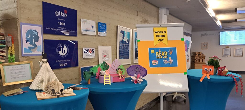 GIBS celebrated World Book Day on April 25th where Year 1 students participated in different workshops, promoting books and reading