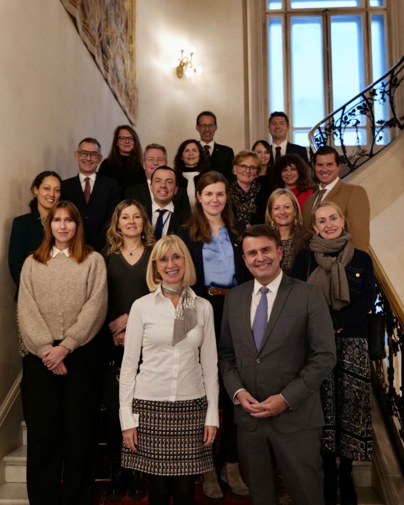 Netzwerktreffen in der französischen Botschaft
